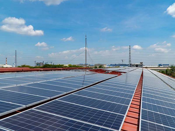 Hệ thống điện mặt trời tại Nhà máy Tonghong